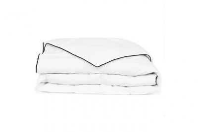 VIDAXL Couette en duvet d'hiver 140 x 200 cm  Blanc