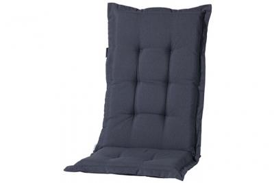 Madison coussin de chaise &agrave; haut dossier panama 123x50 cm gris 419589