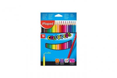 MAPED  Color'Peps coffret crayons couleur - 18 pi&egrave;ces