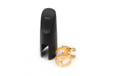 D ADDARIO RICO Ligature H et COUVRE-bec Saxophone Baryton Dor 