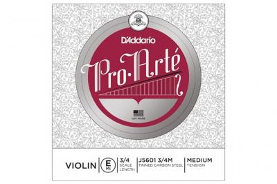 DADDARIO J5601 3/4M - Corde seule (Mi) violon Pro-Arte, manche 3/4, Medium