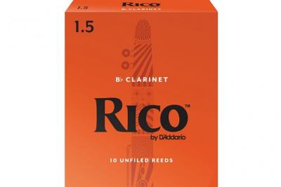 D ADDARIO RICO D'Addario RCA1015 - Anches clarinette Sib, force 1.5, bo&icirc;te de 10