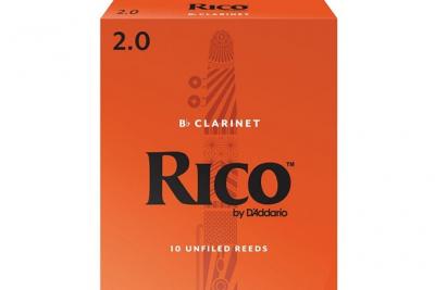D ADDARIO RICO D'Addario RCA1020 - Anches clarinette Sib, force 2.0, bo&icirc;te de 10