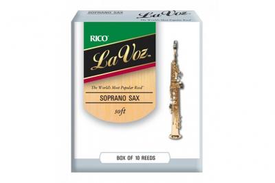 D ADDARIO RICO RIC10SF - Anches La Voz saxophone soprano, force Soft, bo&icirc;te de 10