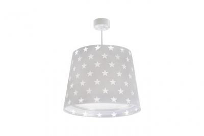 DALBER  Lampe suspendue Stars brillent dans le gris fonc&eacute; 33 cm