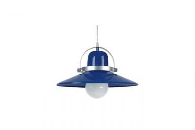 TOSEL Daniel suspension acier 33x33x90 cm bleu marine