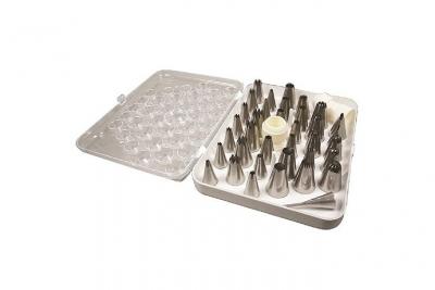 DE BUYER  Coffrets de 35 douilles + adaptateurs - Inox