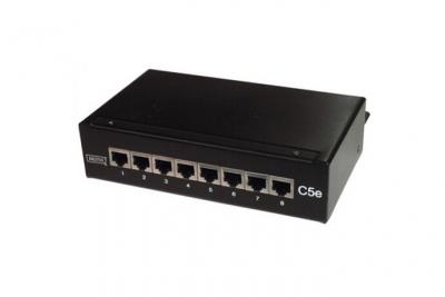 DIGITUS  DN-10001 - Tableau de connexions - CAT 5e - RJ-45 X 8 - 1U
