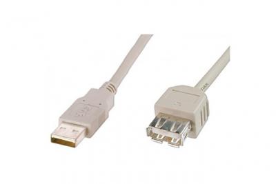 DIGITUS  AK-300202-030-S c&acirc;ble USB USB 2.0 USB A Noir AK-300202-030-S