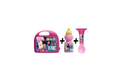 STAMP DISNEY MINNIE Combo bo&icirc;te &agrave; gouter + bidon + klaxon)