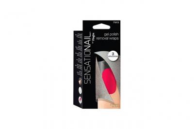 FING RS Sensationail Vernis Gel Semi Permanent Removal Wraps 3 Lot de 10 Wraps