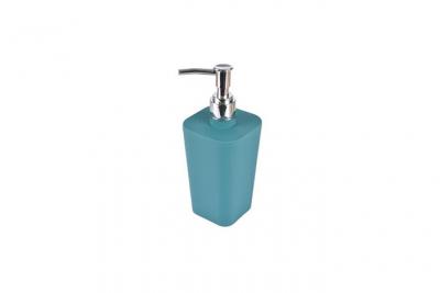 PARIS PRIX Distributeur de Savon Soft Touch ""Vitamine II"" 17cm Bleu &Eacute;meraude