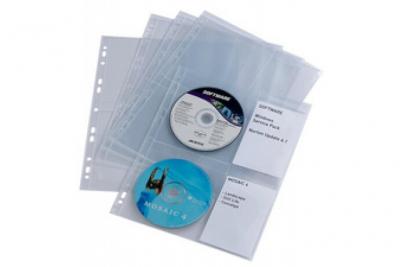 DURABLE OFFICE PRODUCTS Durable 528219 Pochettes CD/DVD pour Album CD/DVD 20
