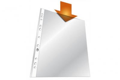 DURABLE  Pochettes Perfor&eacute;es, A4, Pp, 0,06 Mm, Transparentes,