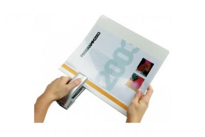 DURABLE  2250-02 Prot&egrave;ge Documents Pvc Transparent Et Blanc