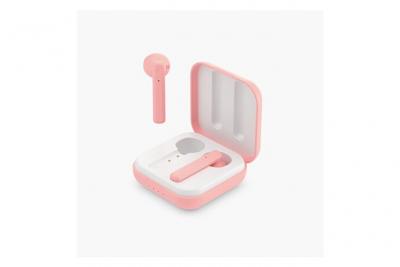  Ecouteurs intra-auriculaires sans fil Rose, touch cont&ocirc;le, USB TYPE-C