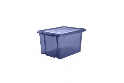 EDA Bo&icirc;te de rangement Funny Box - Bleu profond - 80L