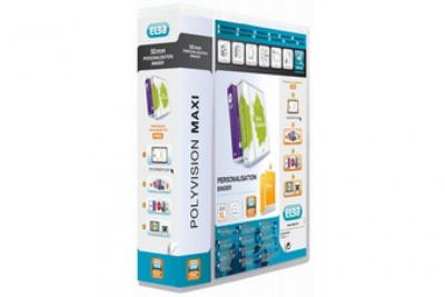 POLYVISION Elba Classeur &Agrave; Anneaux Panorama  Maxi Dos De 4 Cm 1 Unit&eacute;(S)