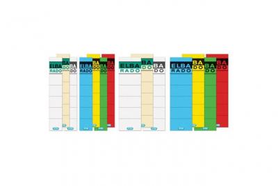 ELBA  Etiquette pour dos de classeur ' RADO'- blanc