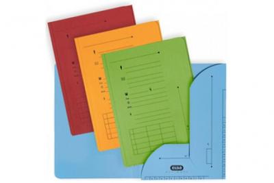 ELBA Oxford Chemise sous-dossier ULTIMATE, 2 rabats, A4, rouge - Lot de 25