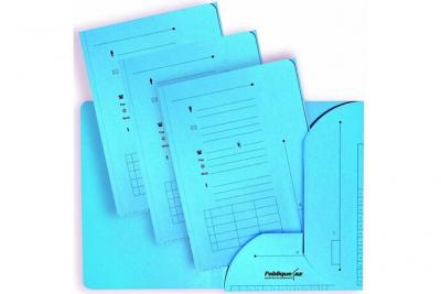 ELBA  Lot De 25 Chemises Hv L'oblique Az Ultimate - Kraft - Bleu