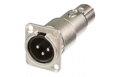 NEUTRIK Embase -  - xlr male vers xlr femelle - traversee de panneau