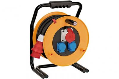 BRENNENSTUHL Brobusta 1316200 c&acirc;ble sur enrouleur IP44 CEE avec 2 prises 40 m