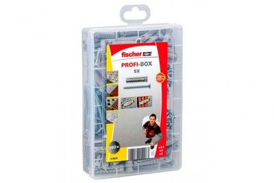 FISCHER  Ensemble de chevilles avec vis PROFI-BOX SX 160 pcs