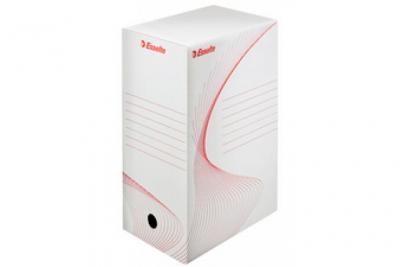 ESSELTE  Lot de 25 Bo&icirc;tes archive Boxy 25 x 35 cm Dos de 100 mm Blanc