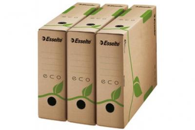 ESSELTE  Boite d'archives ECO, format A4, marron, dos: 100 mm