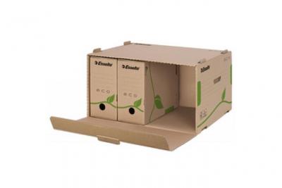 ESSELTE  Eco Conteneur Pour Boite Archive Avec Ouverture Frontale Brun