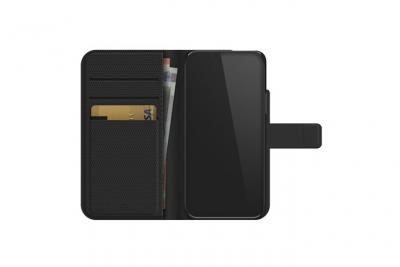 BLACK ROCK Etui portefeuille 2 en 1 pour iPhone 12 Pro Max, noir - Neuf