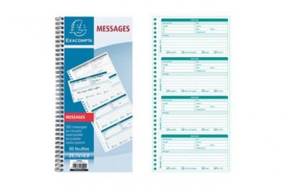 EXACOMPTA  Carnet de 200 messages - 29,7 x 14,8 cm