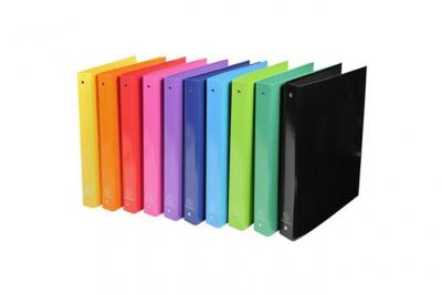 EXACOMPTA  Classeur A4 4 anneaux 30mm Iderama - Vert anis - Lot de 10