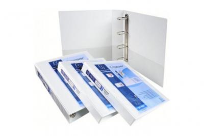 EXACOMPTA   classeur personnalisable kreacover, a4 maxi, blanc noir