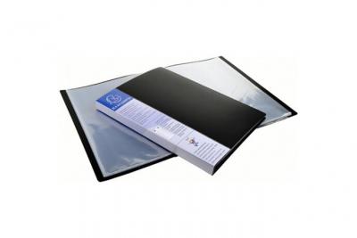 EXACOMPTA Porte Vues  polypropyl&egrave;ne 8/10e 20 Vues Noir
