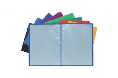 EXACOMPTA Porte Vues Prolypropyl&egrave;ne Souple Pochettes Grain&eacute;es Opaque 10 Vues - A4 Vert