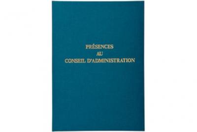 EXACOMPTA Registre 297x21cm Pr&eacute;sence Conseils D'administr. 100 Pges