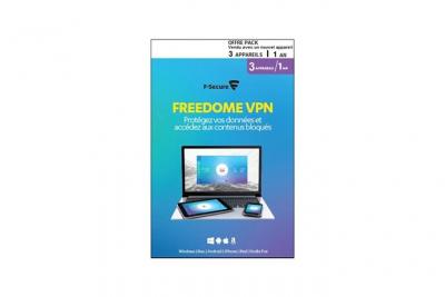 F SECURE Anti virus FREEDOME (1 an / 3 appareils) - ATTACH 