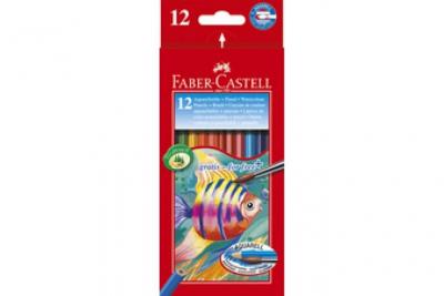 FABER CASTELL FABER-CASTELL Crayons de couleur aquarelle pour enfants