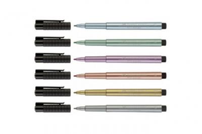 FABER-CASTELL Feutre  Pitt Artist Pen 251 argenté