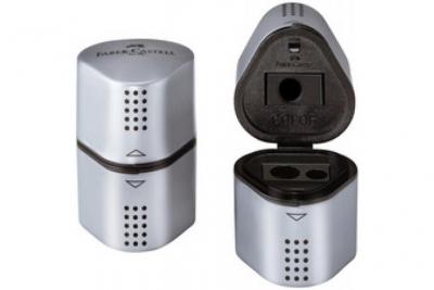 FABER CASTELL Taille-crayon 3 usages  Grip 2011 Argent