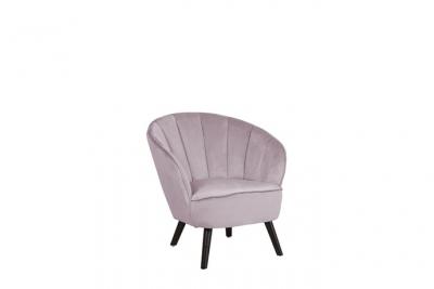 BELIANI   Fauteuil en velours rose DALA - rose