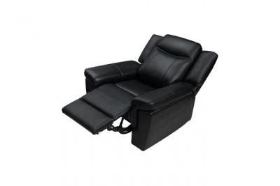 VENTE UNIQUE Vente-unique - Fauteuil Relax &eacute;lectrique en Cuir Kenneth - Noir