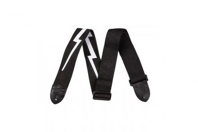 FENDER  099-0613-106 Sangle Poly Lightning Bolt en noir