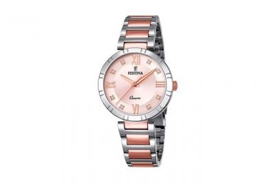 FESTINA  Femmes Analogique Quartz Montre avec Bracelet en Acier Inoxydable F16937/E