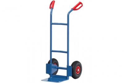 FETRA Chariot en acier tubulaire B1125L 200 kg, benne 250 x 320, pneumatique