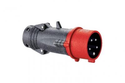 LEGRAND Fiche Droite Male 16 Amp&egrave;res 3P+N+T Ip44 Rouge -  Hypra 52244