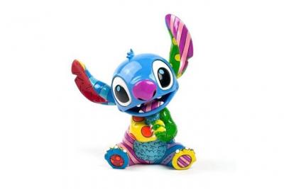 ENESCO Disney By Britto 4030816 Figurine Stitch R&eacute;sine 20 cm