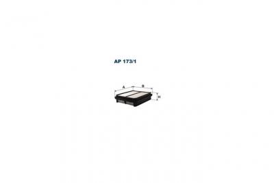 FILTRON Filtre a  air  AP 173/1 (X1)